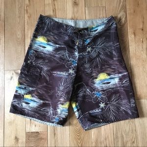 Basic Concepts swim floral shorts